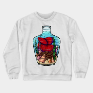 Fish in a Bottle Crewneck Sweatshirt